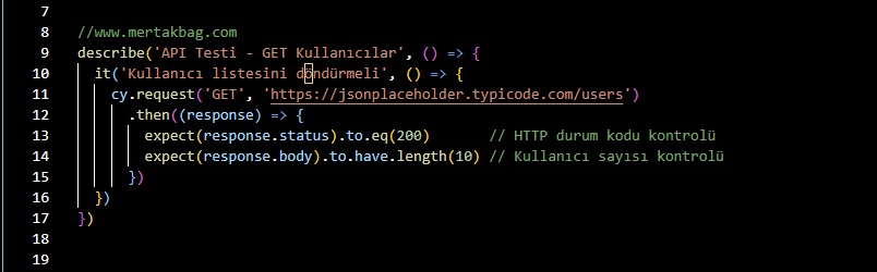 Cypress ile API Testleri Nasıl Yapılır?